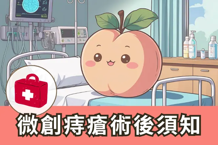 微創痔瘡手術後要注意什麼？術前準備、術後照護與飲食禁忌全整理